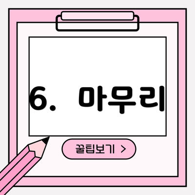 6. 마무리