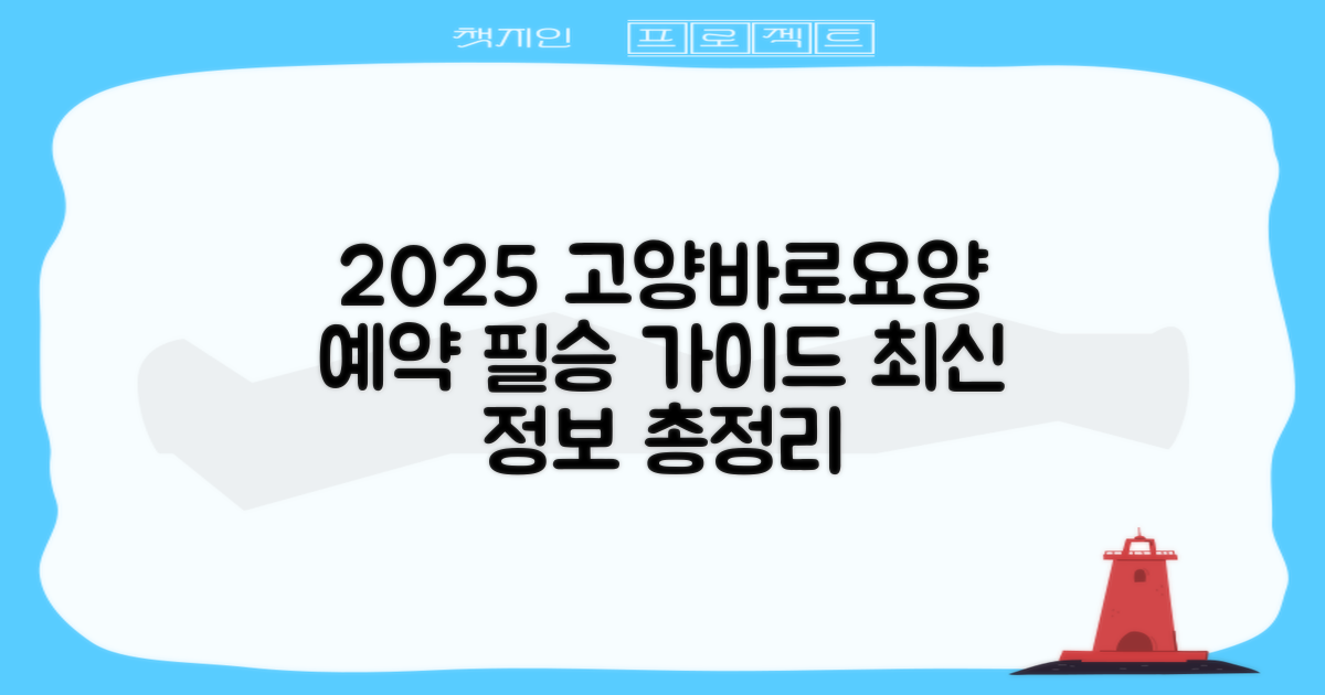 2025년 고양바로요양병원 예약 완벽 가이드: 최신 정보 총정리