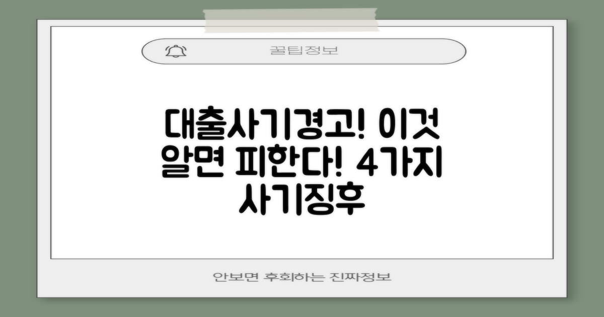 대출세상, 이렇게 하면 꼭 사기당한다! 주의해야 할 4가지 사기 증후군