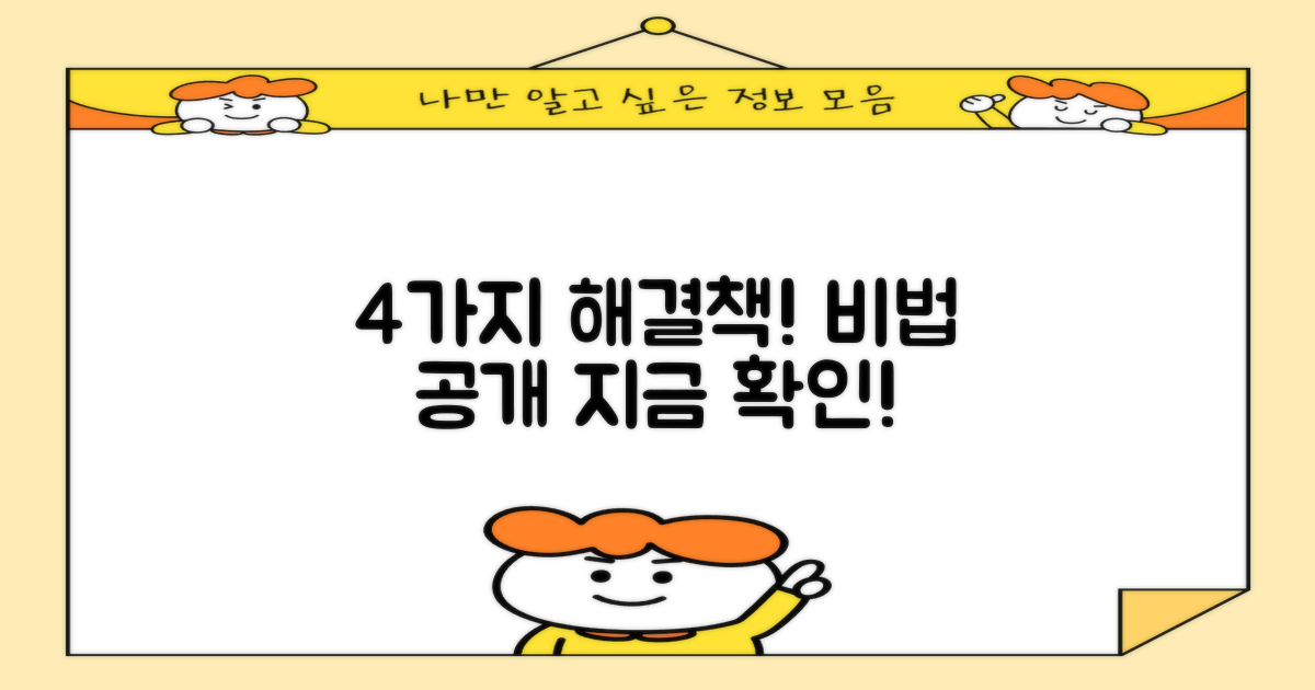 4가지 해결 방안 모색