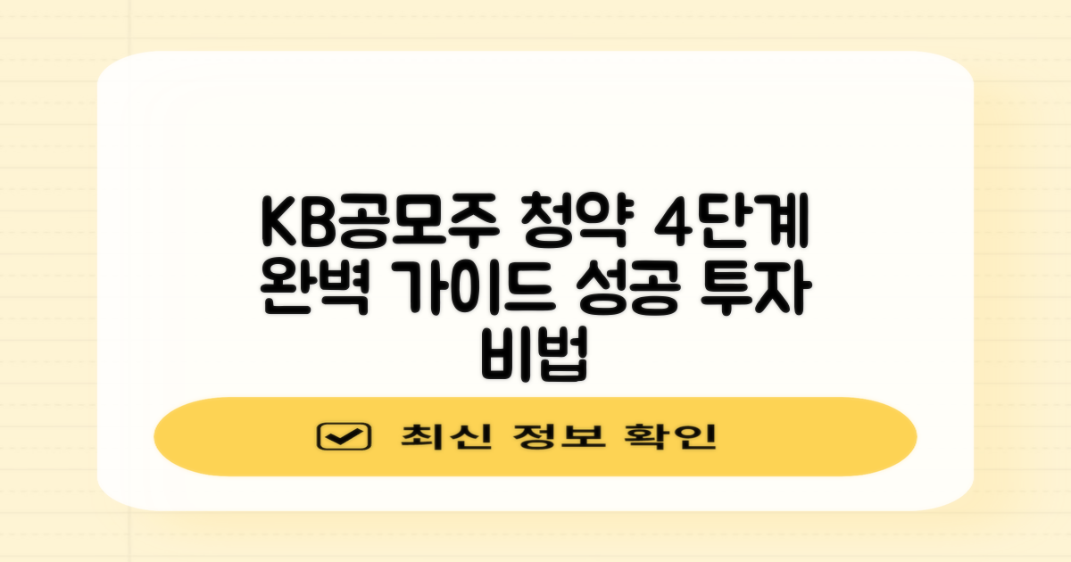 KB증권 공모주 청약 4단계: 성공적인 투자를 위한 완벽 가이드