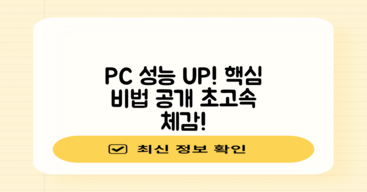 PC 성능, 어떻게 높일까?