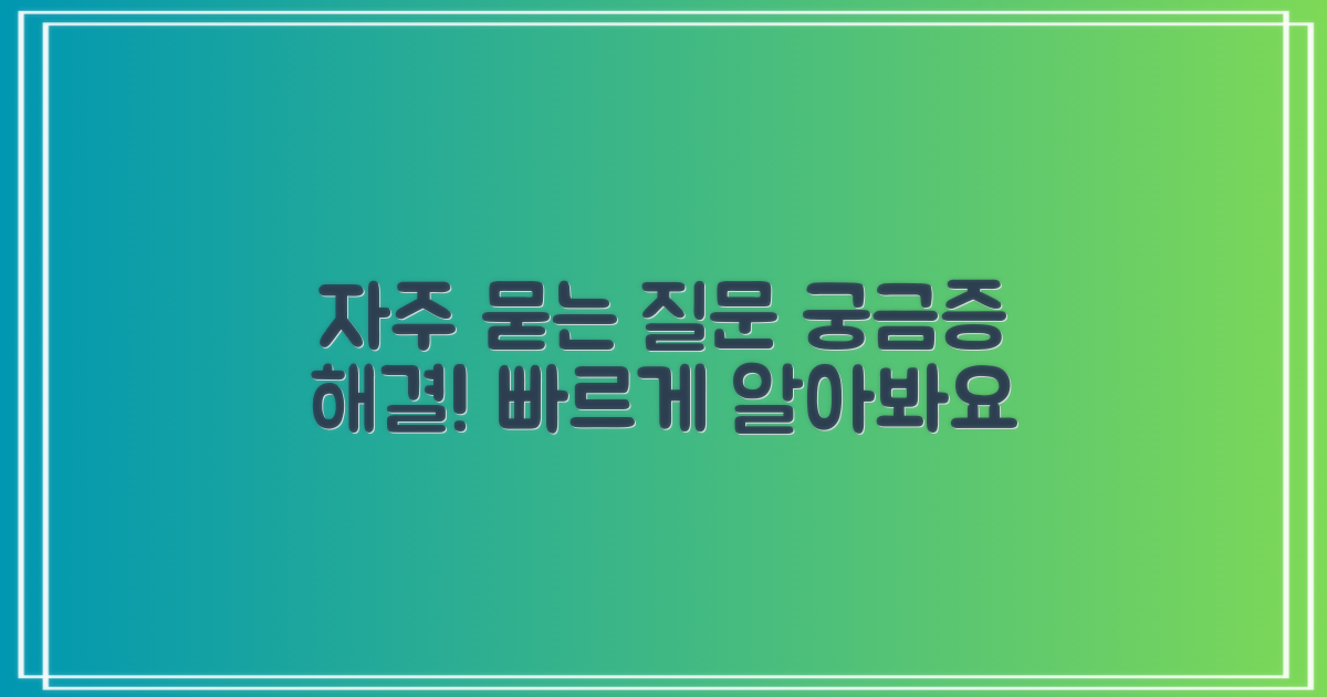 자주 묻는 질문