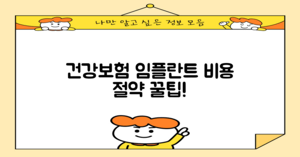 건강보험으로 임플란트 비용 부담 줄이기