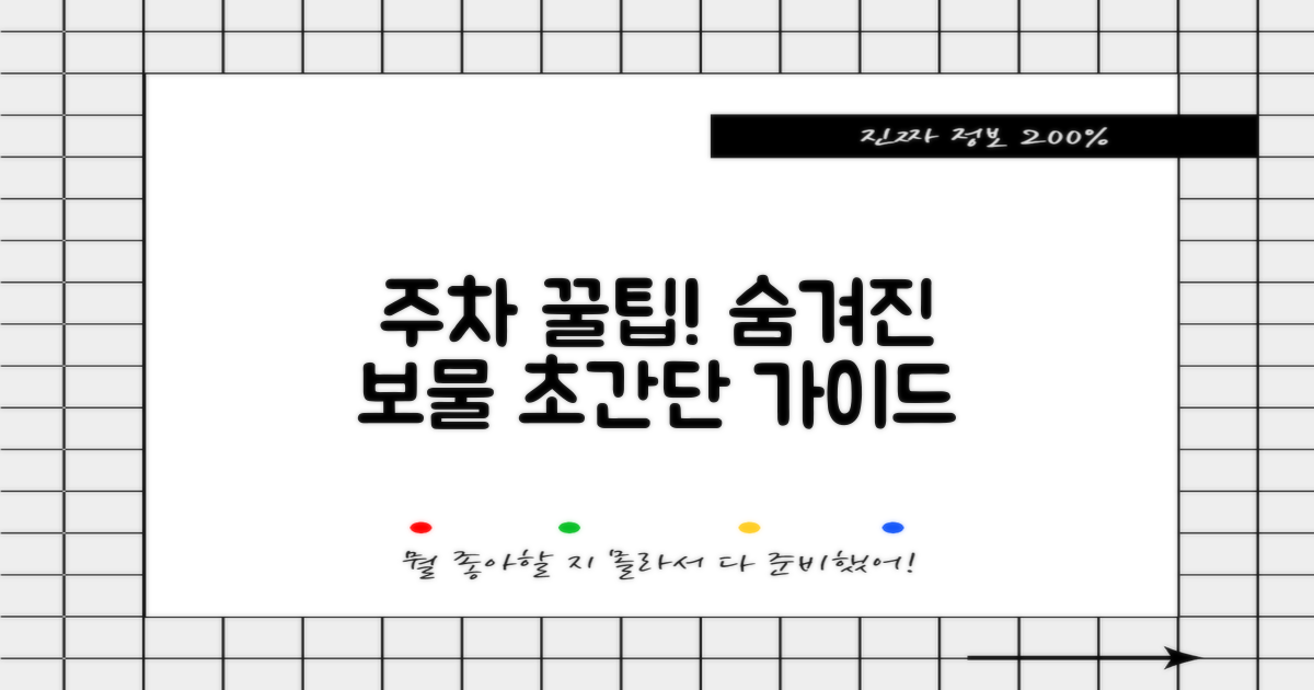 무료 주차, 숨겨진 보물 찾기: 합리적인 주차 선택 가이드