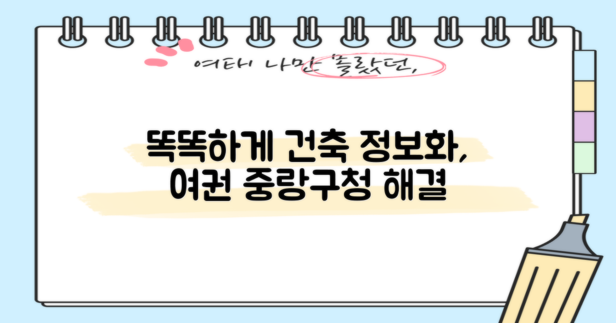 건축, 정보화, 여권: 중랑구청에서 똑똑하게 해결하는 방법!