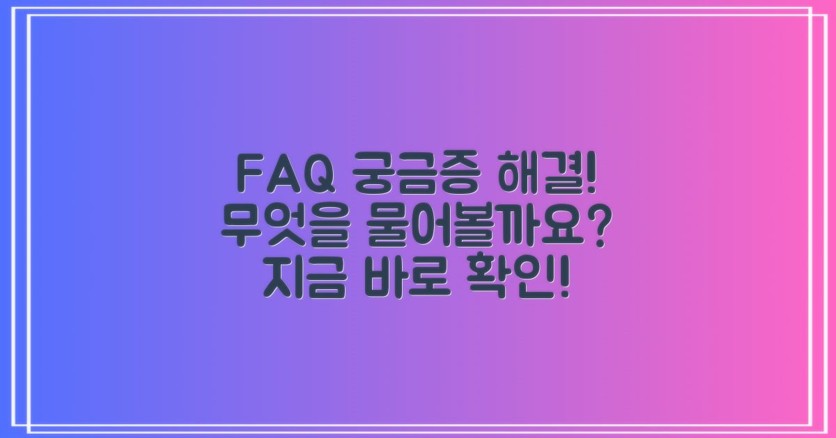 자주 묻는 질문