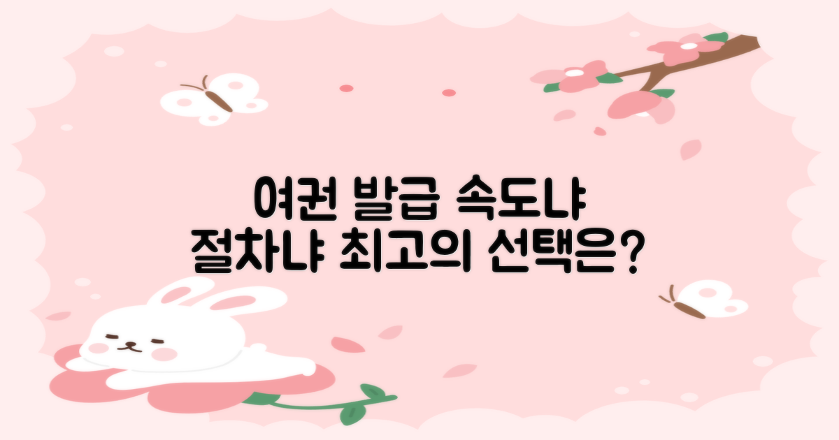 여권 발급: 속도 vs 절차