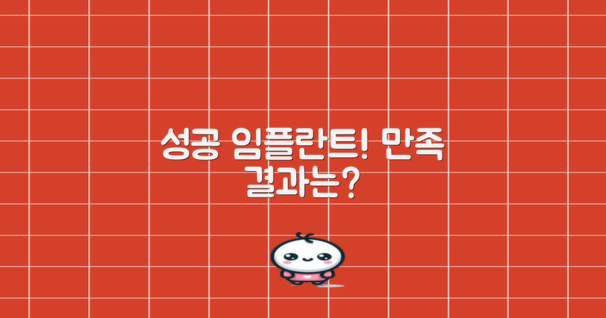 성공적인 임플란트, 그 결과는?