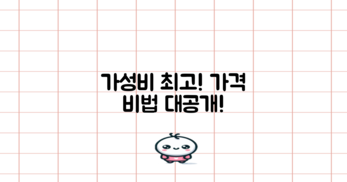 가성비 최고! 가격 전략