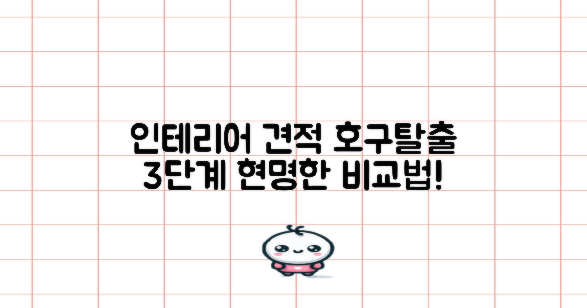 인테리어 견적 3단계 비교법